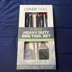 Cedar Trail BBQ Tool Set